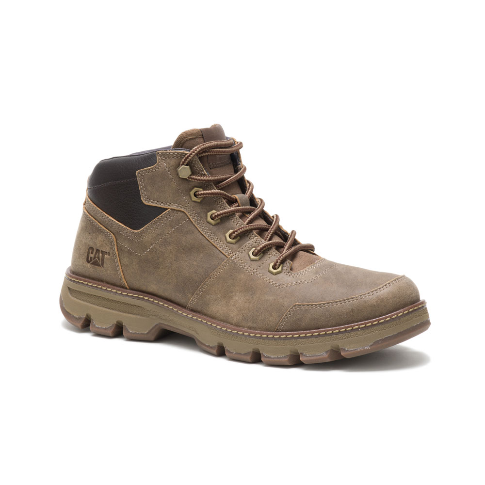 Caterpillar Boots Sale - Caterpillar Vertex Mens Ankle Boots Brown (879601-HNZ)